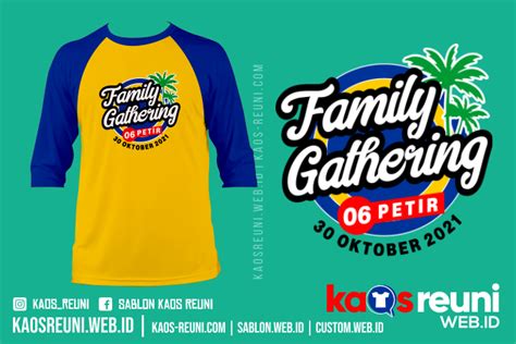 Contoh Desain Logo Kaos Family Gathering Terbaru!